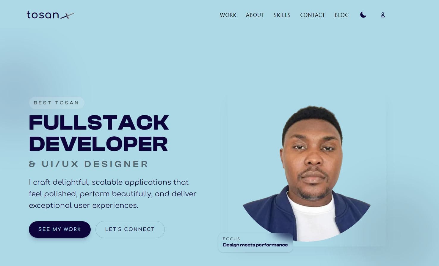 Best Tosan Developer Portfolio