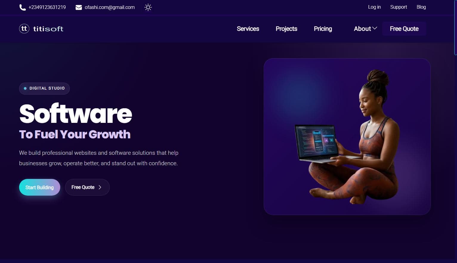 Titisoft Agency Portfolio Platform