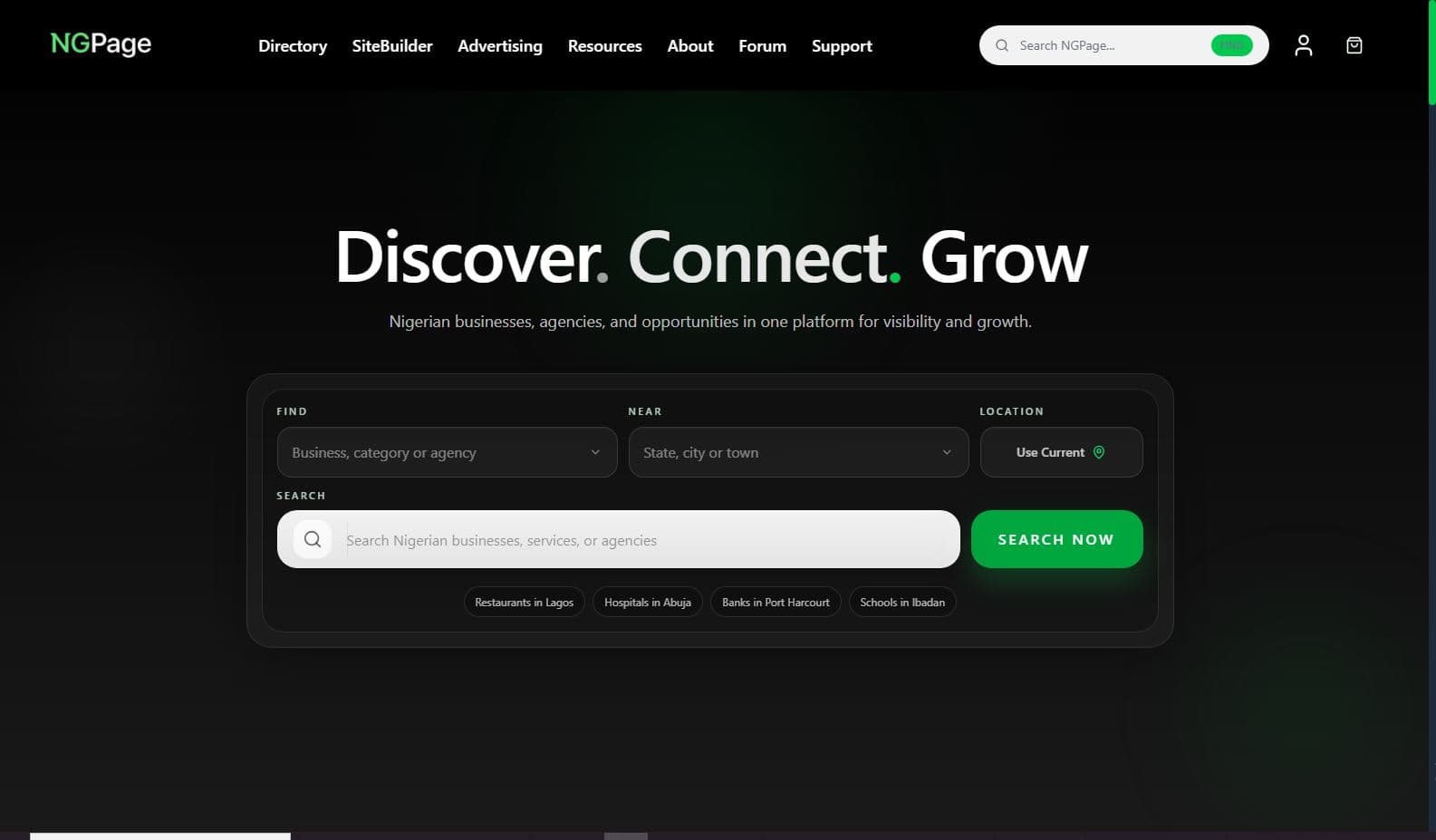 NGPage Business Directory & Website Builder Platform
