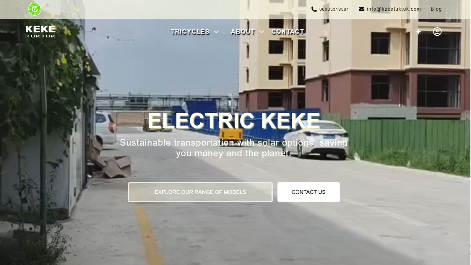 Keke Tuktuk Sales Platform